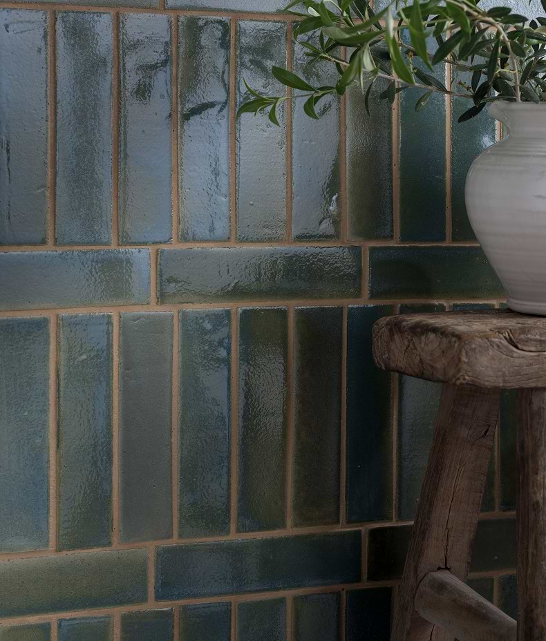 Stone Glaze Ceramic Winter Pond Gloss Brick