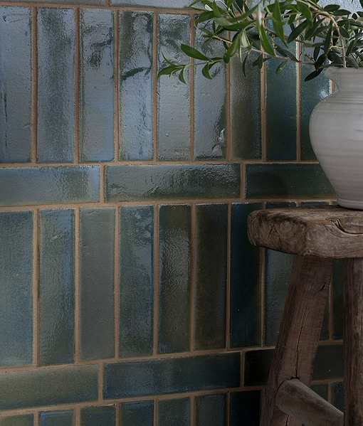 Stone Glaze Ceramic Winter Pond Gloss Brick