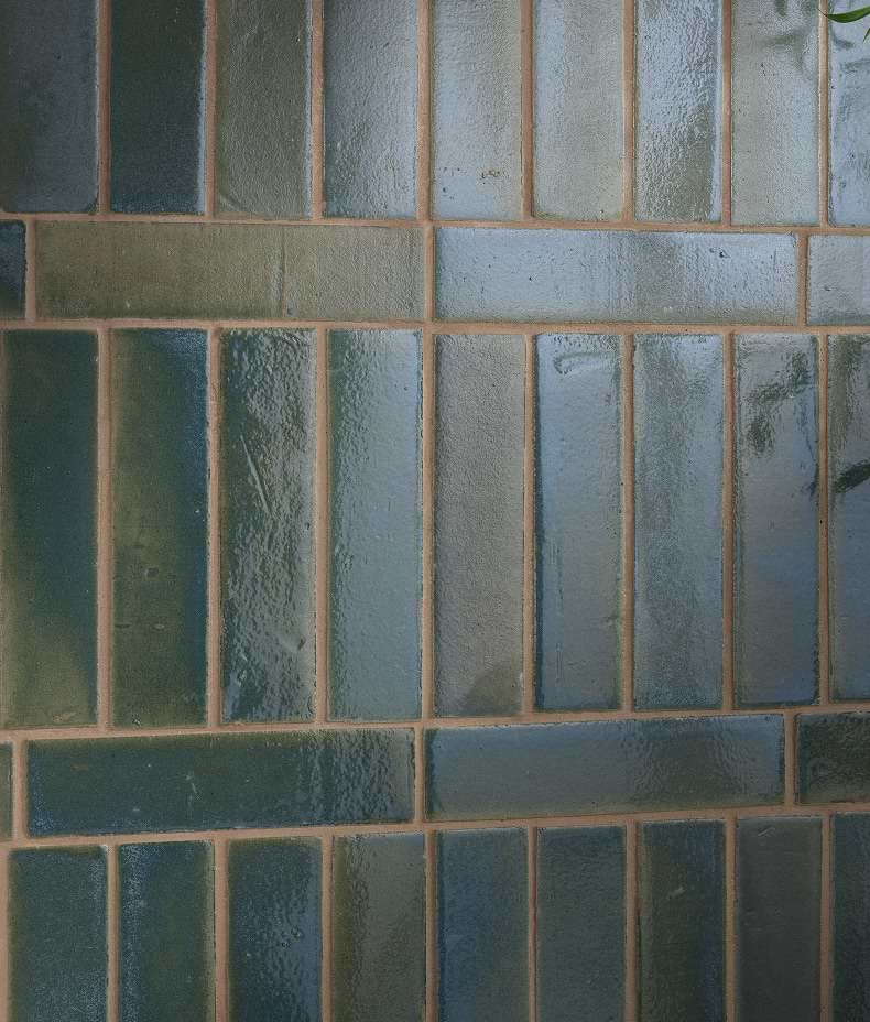 Stone Glaze Ceramic Winter Pond Gloss Brick