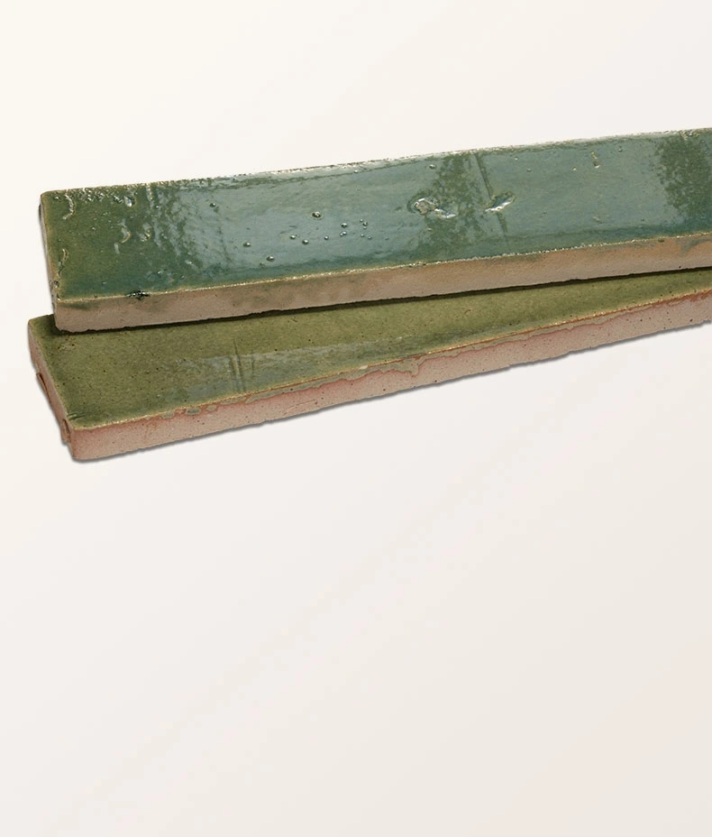 Stone Glaze Ceramic Olive Leaf Gloss Brick