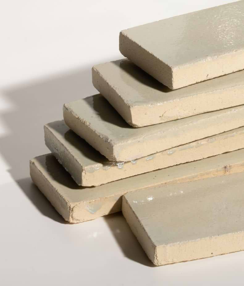 Stone Glaze Ceramic Chambray Gloss Brick