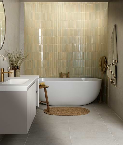 Stone Glaze Ceramic Chambray Gloss Brick