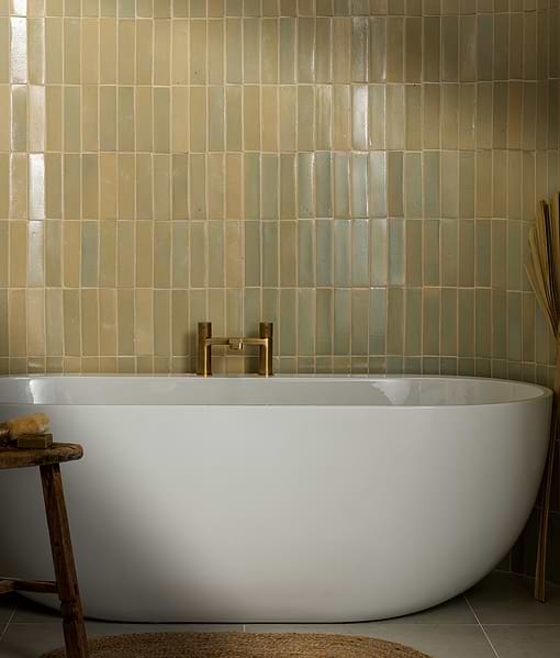 Stone Glaze Ceramic Chambray Gloss Brick