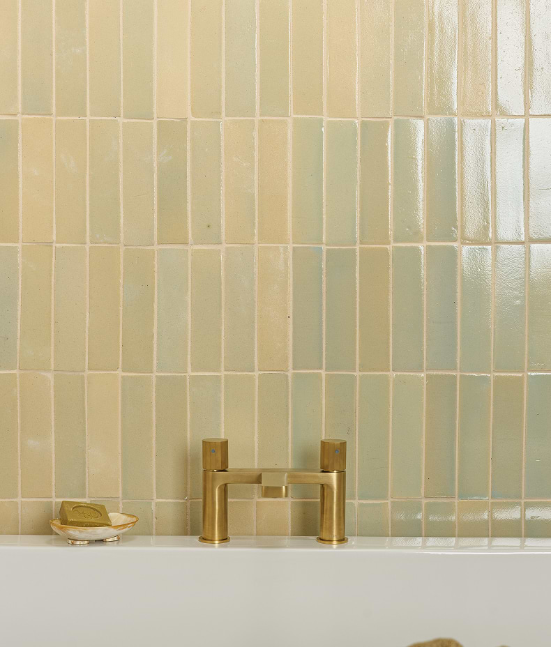 Stone Glaze Ceramic Chambray Gloss Brick