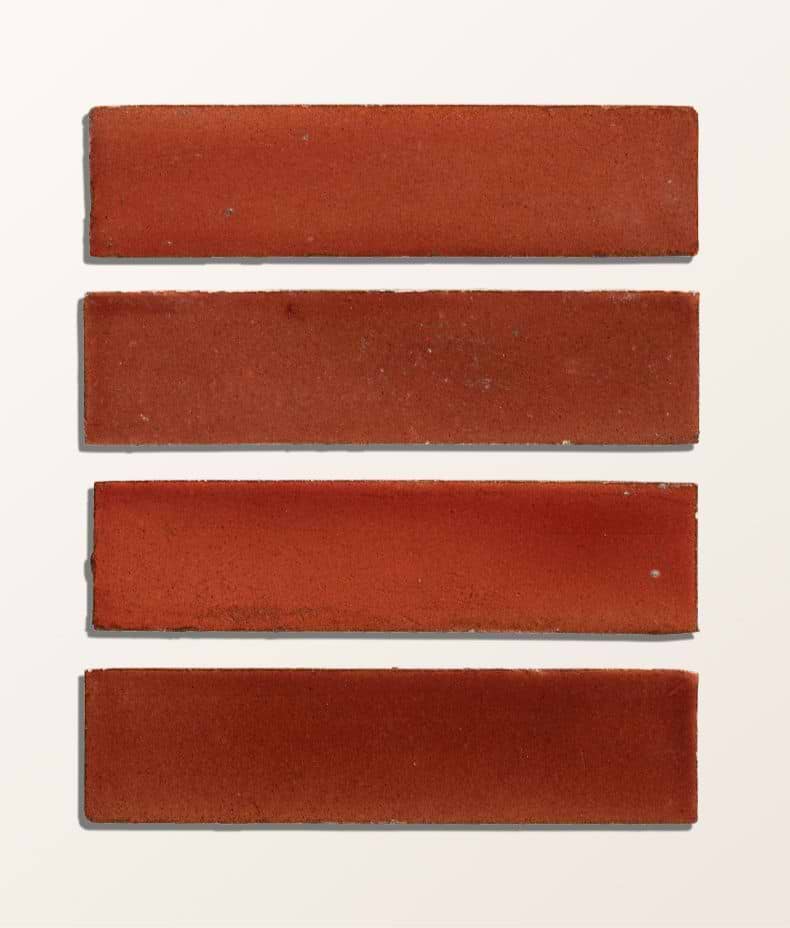 Stone Glaze Ceramic Imperial Red Gloss Brick