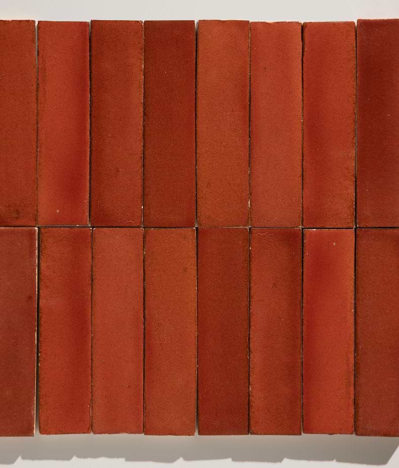 Stone Glaze Ceramic Imperial Red Gloss Brick