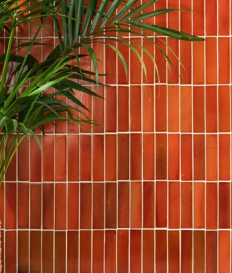 Stone Glaze Ceramic Imperial Red Gloss Brick