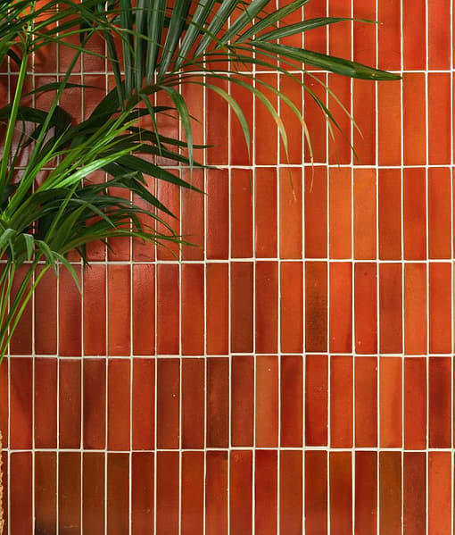 Stone Glaze Ceramic Imperial Red Gloss Brick