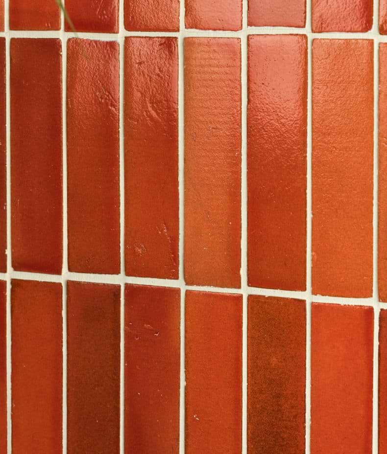 Stone Glaze Ceramic Imperial Red Gloss Brick