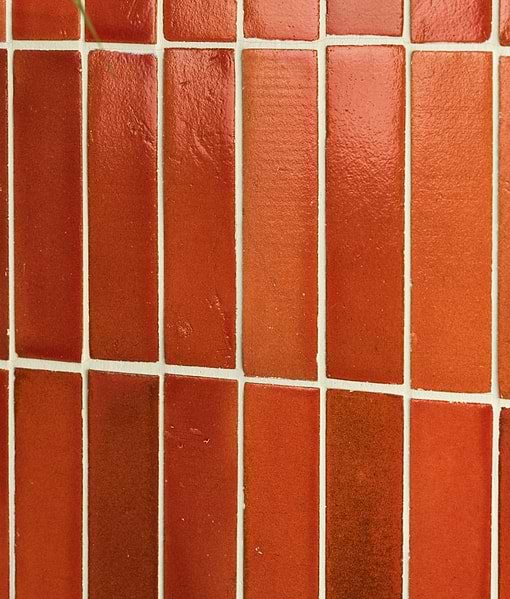 Stone Glaze Ceramic Imperial Red Gloss Brick