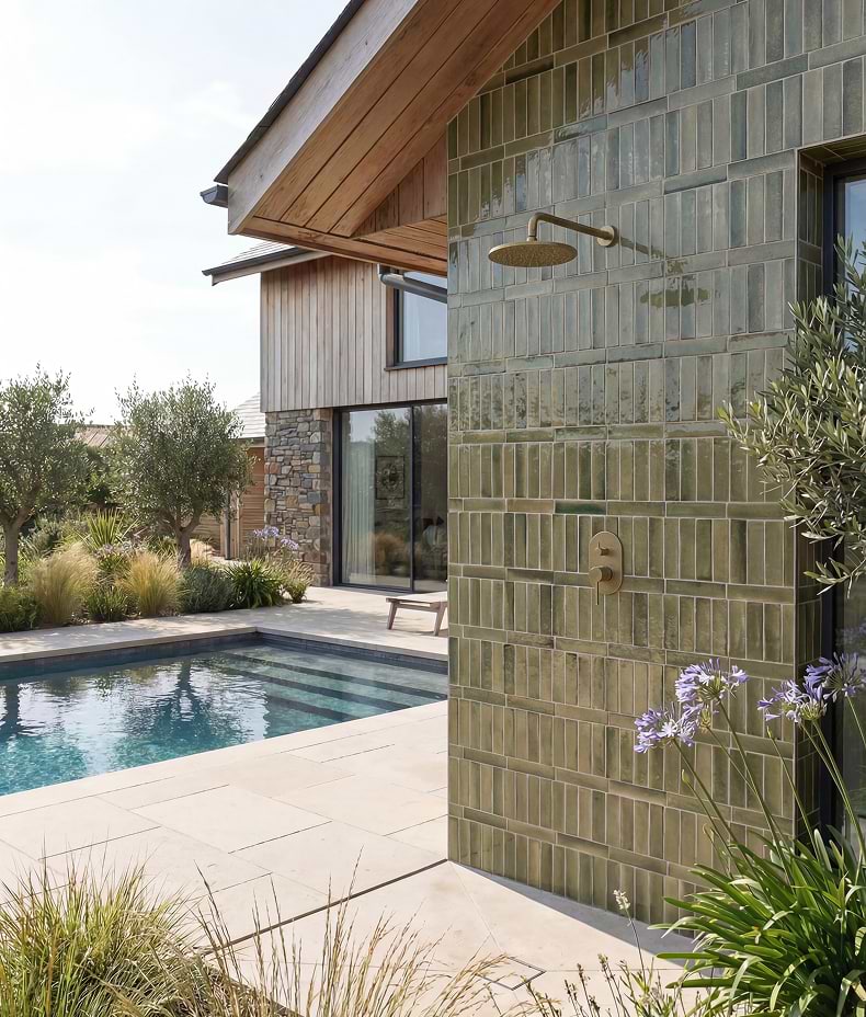 Stone Glaze Ceramic Lemongrass Gloss Brick