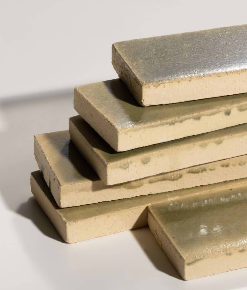 Stone Glaze Ceramic Lemongrass Gloss Brick