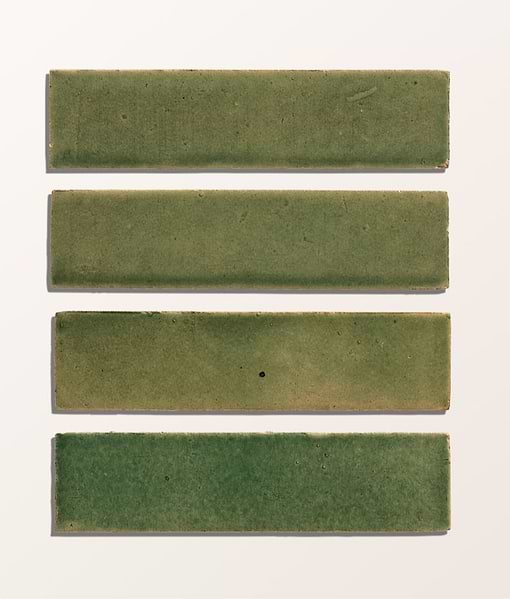 Stone Glaze Ceramic Olive Leaf Gloss Brick