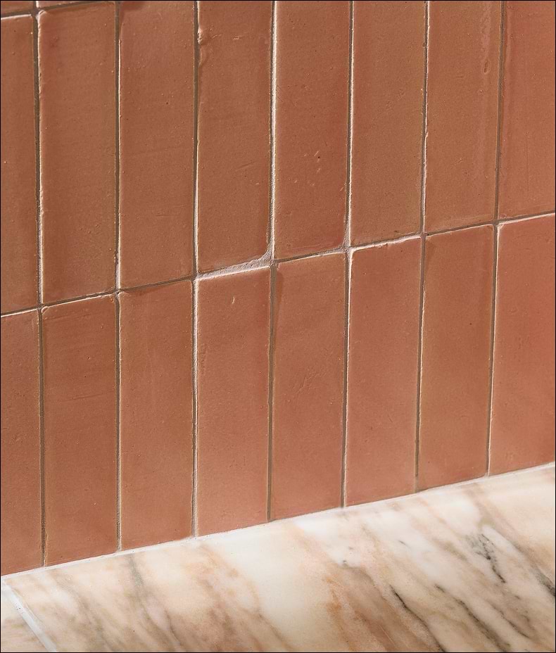 Stone Glaze Ceramic Petal Gloss Brick