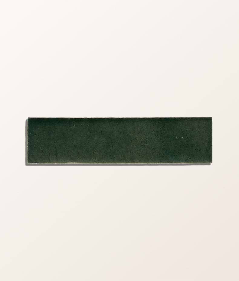 Stone Glaze Ceramic Petrol Green Gloss Brick