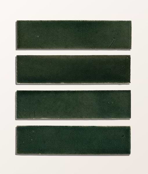 Stone Glaze Ceramic Petrol Green Gloss Brick