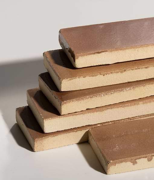 Stone Glaze Ceramic Tan Gloss Brick