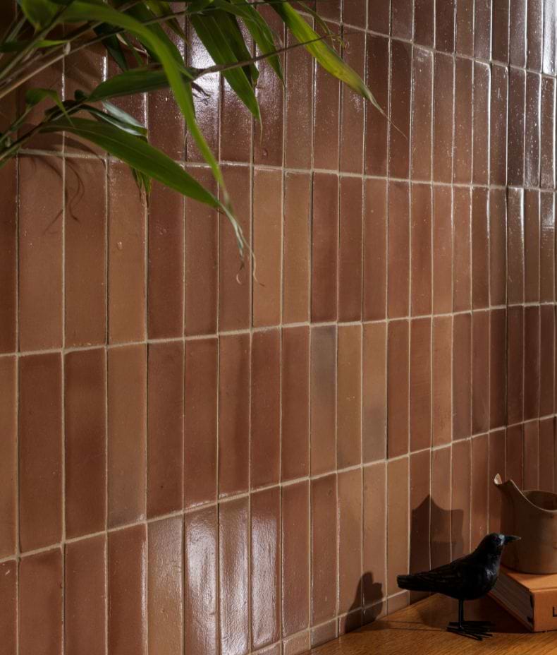 Stone Glaze Ceramic Tan Gloss Brick
