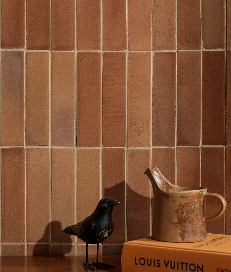 Stone Glaze Ceramic Tan Gloss Brick