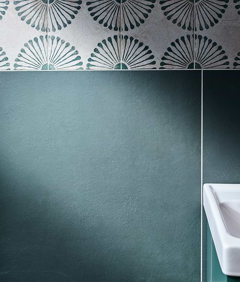 Stucco Porcelain Textured Green