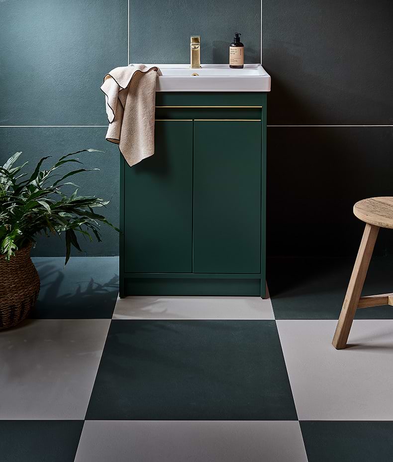 Stucco Porcelain Textured Green