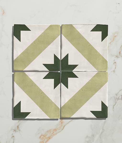 STUDIO ÉToile Green Star Ceramic