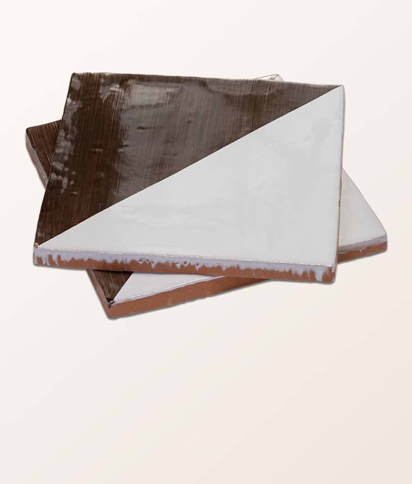 STUDIO Jamboree Handpainted Ceramic Chocolate Tri