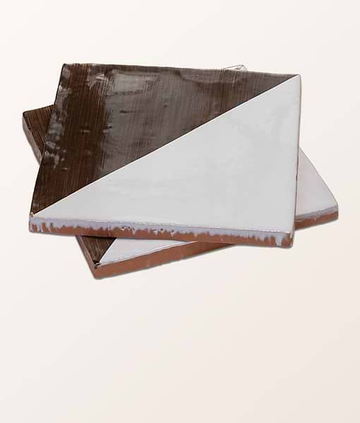 STUDIO Jamboree Handpainted Ceramic Chocolate Tri