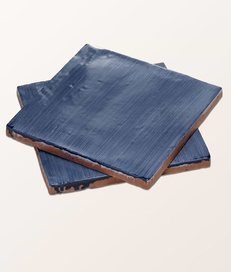 STUDIO Jamboree Handpainted Ceramic Denim Field