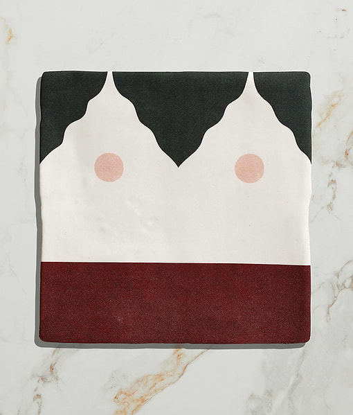 STUDIO Minaret Pink Dot Ceramic