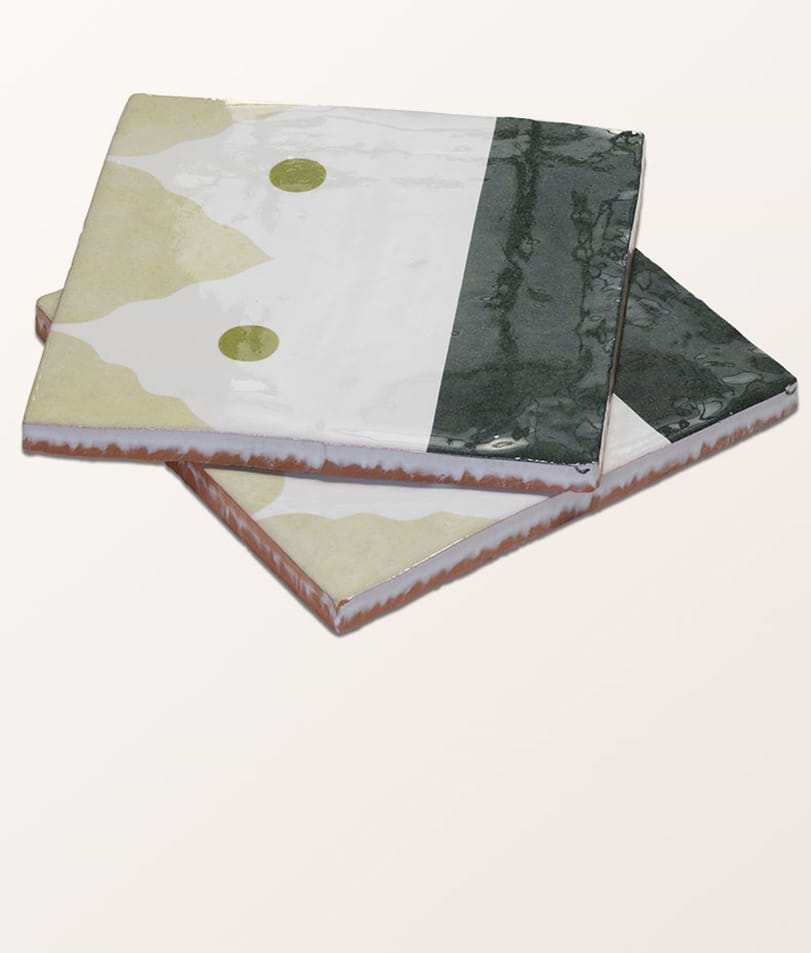 STUDIO Minaret Green Dot Ceramic
