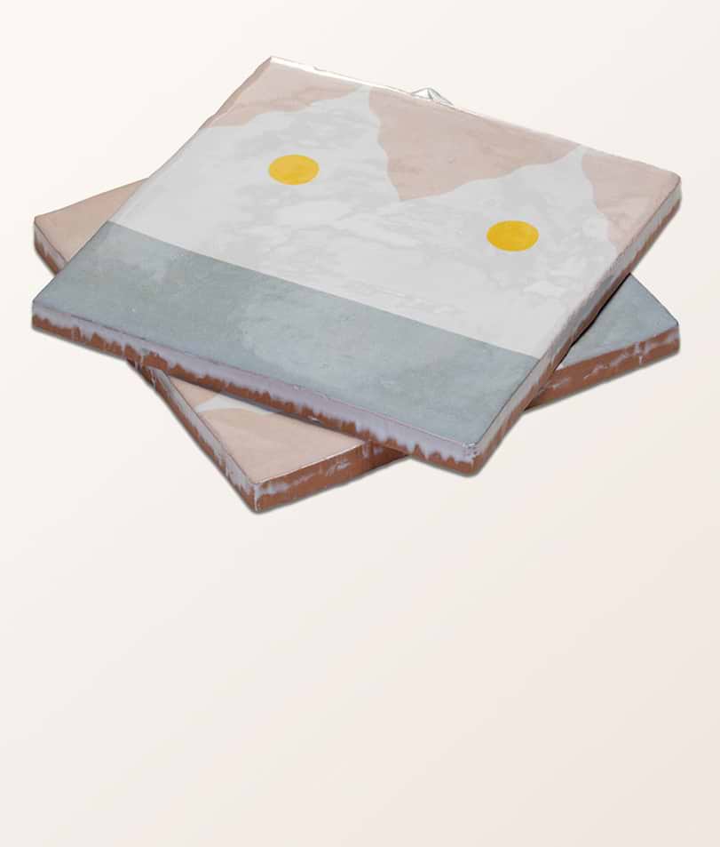 STUDIO Minaret Yellow Dot Ceramic