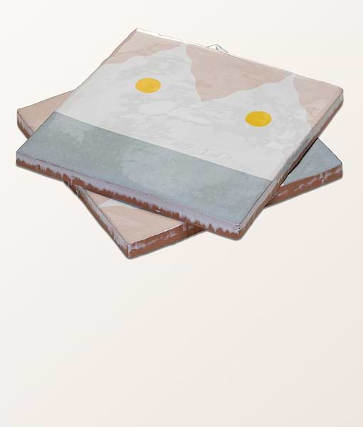 STUDIO Minaret Yellow Dot Ceramic