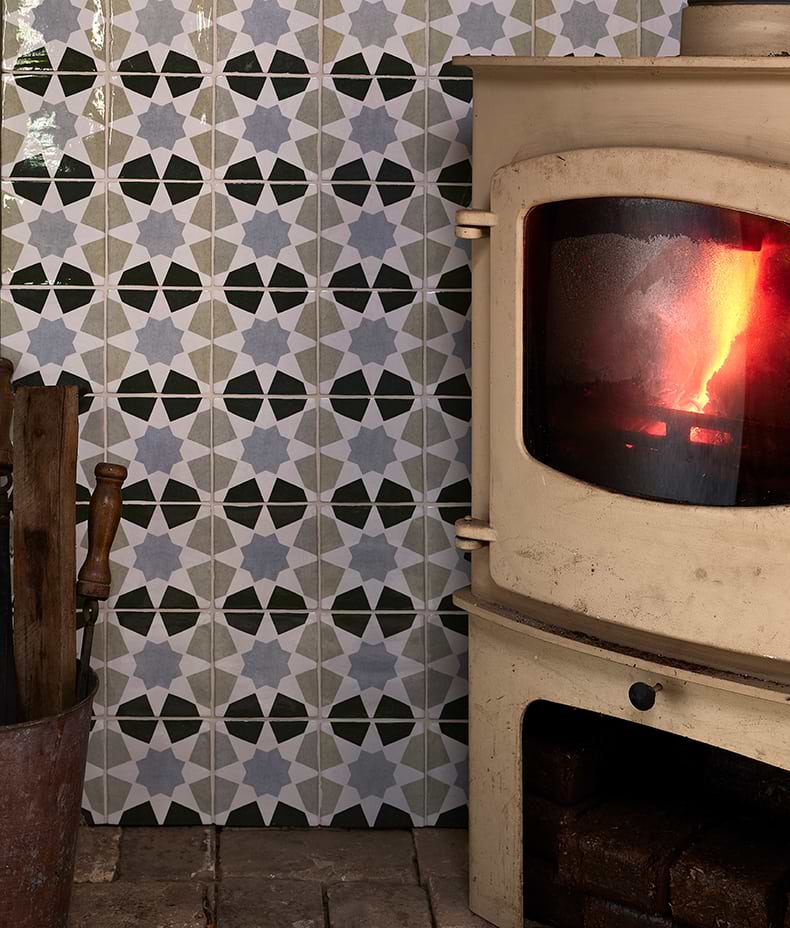 STUDIO Souk Blue Star Ceramic