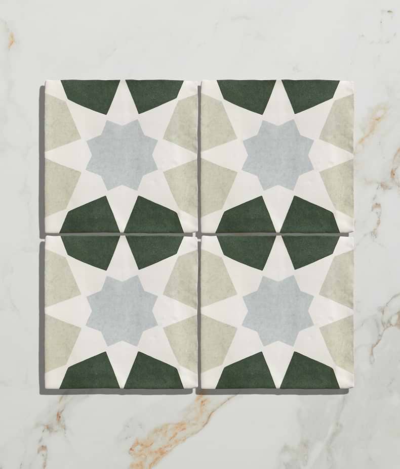 STUDIO Souk Blue Star Ceramic