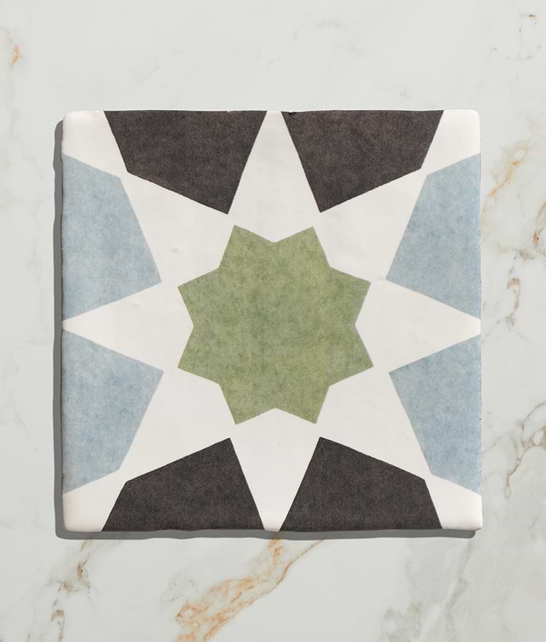 STUDIO Souk Green Star Ceramic