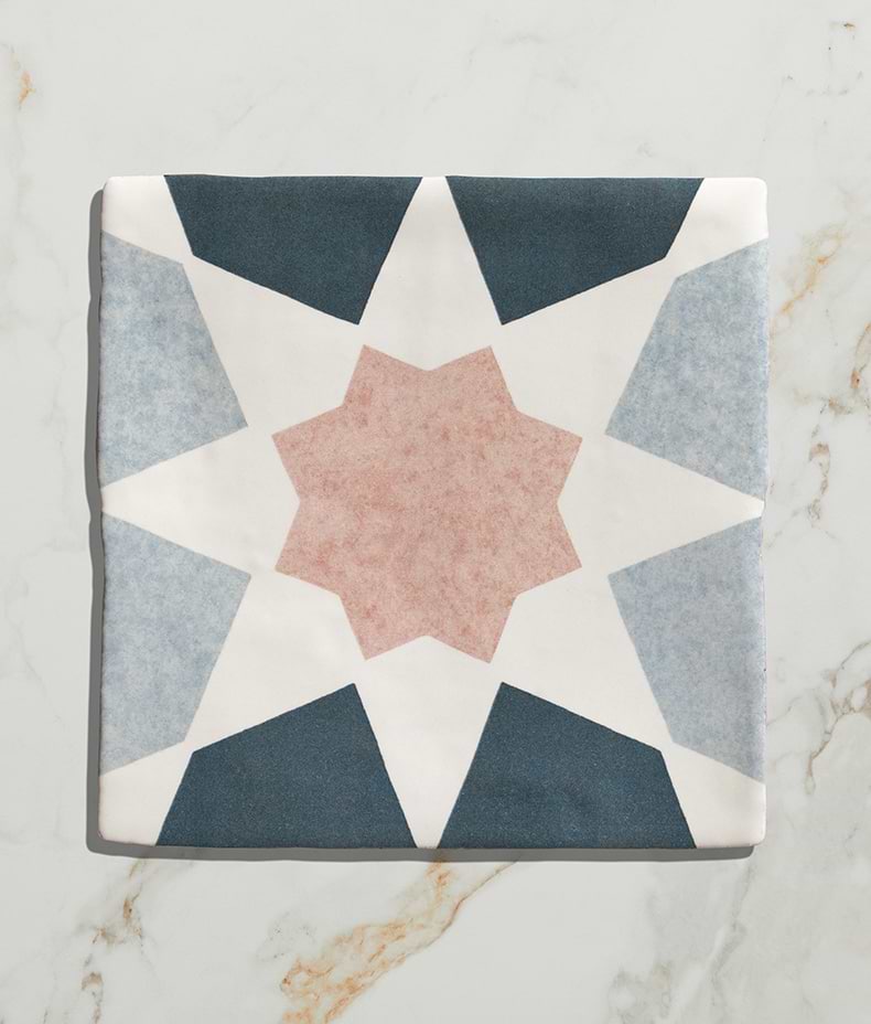 STUDIO Souk Pink Star Ceramic