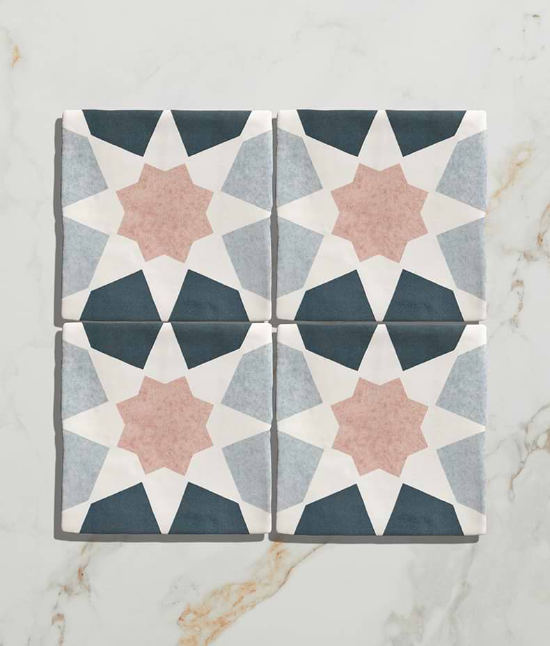 STUDIO Souk Pink Star Ceramic