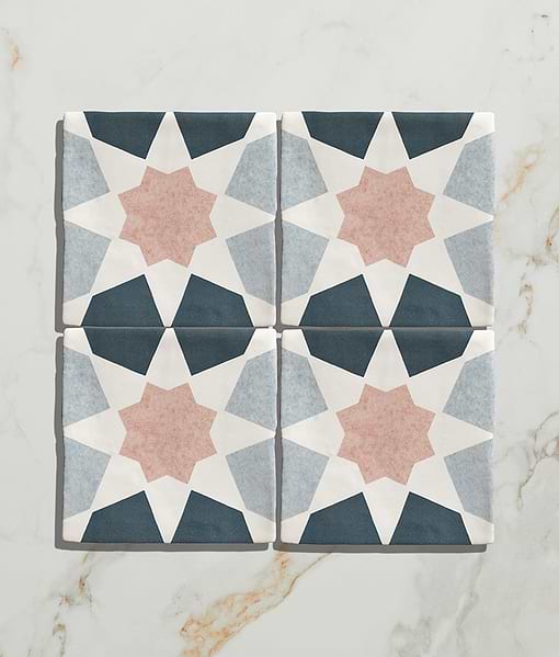 STUDIO Souk Pink Star Ceramic