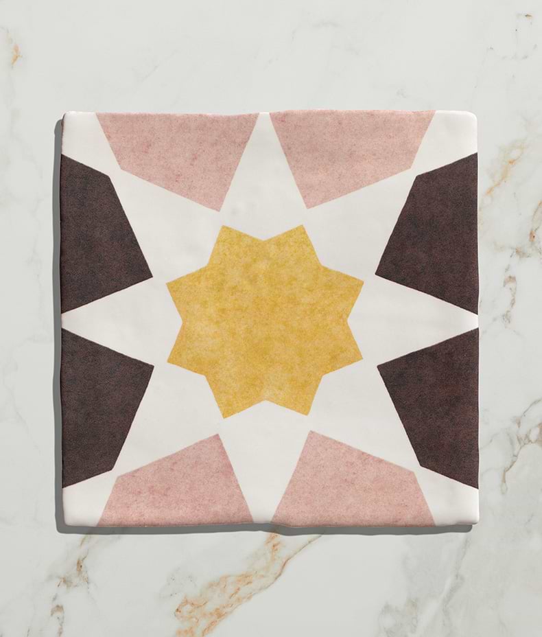 STUDIO Souk Yellow Star Ceramic