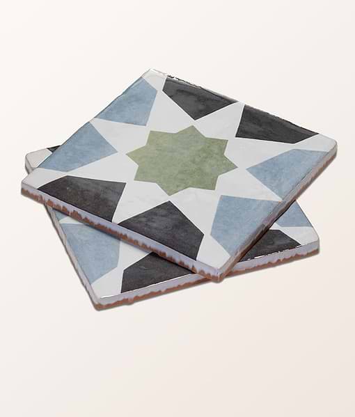 STUDIO Souk Green Star Ceramic