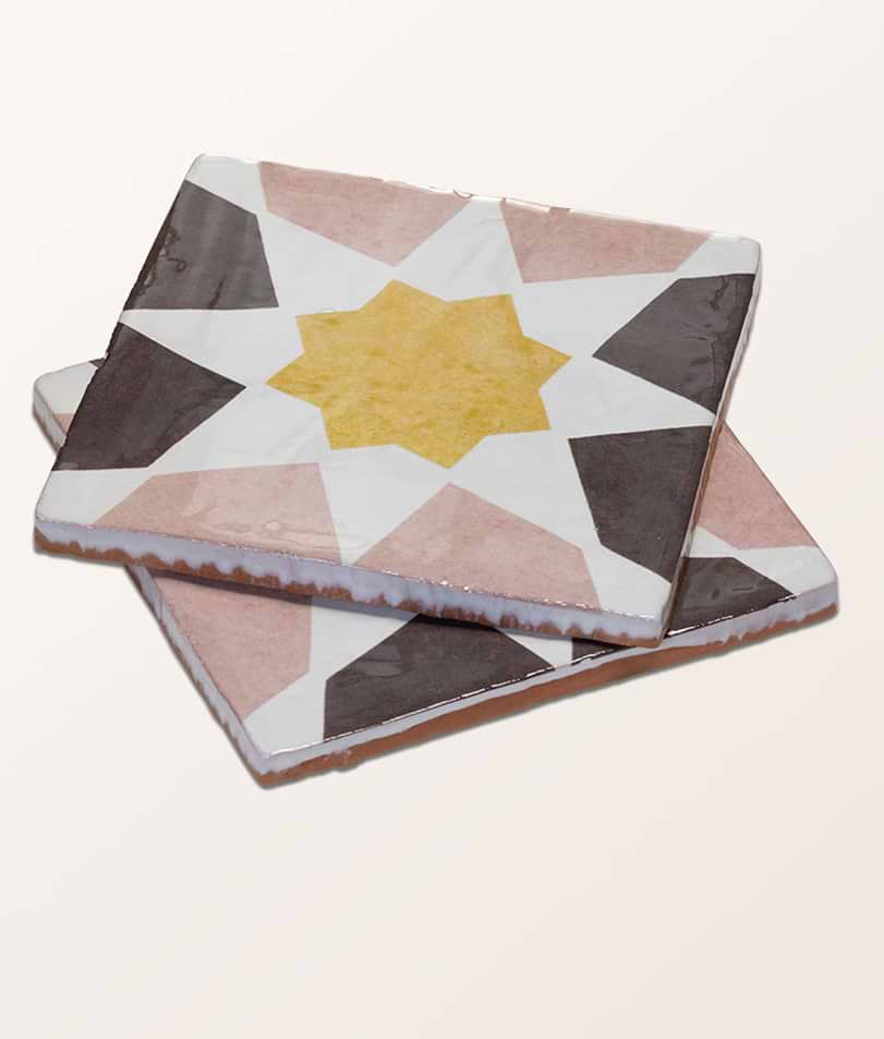 STUDIO Souk Yellow Star Ceramic