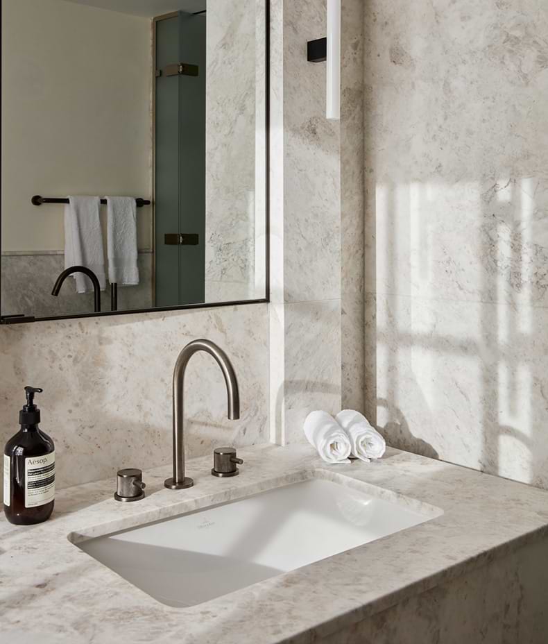 Taj Mahal Marble Honed Slab