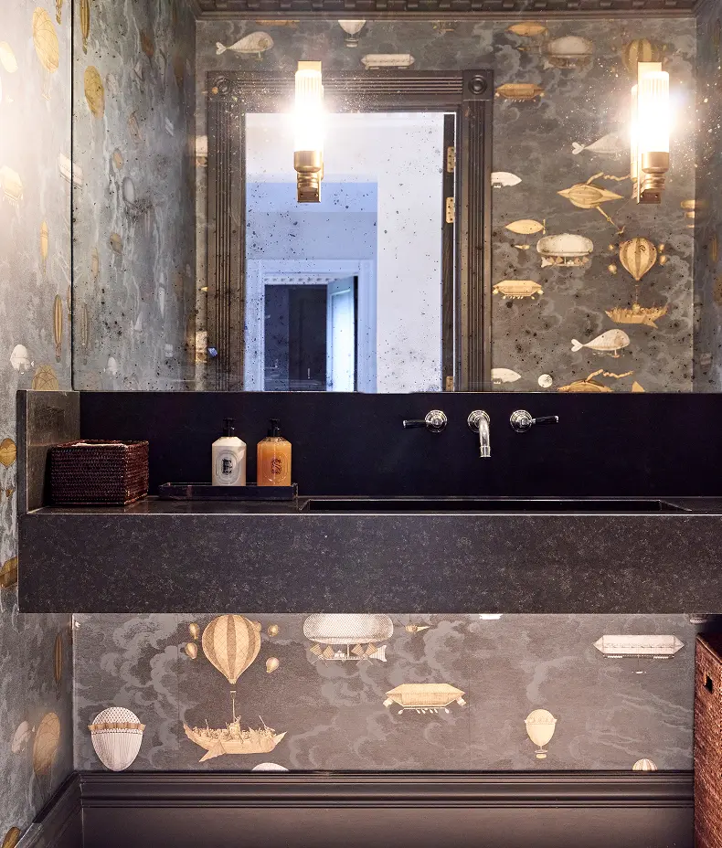 Tora Blue Honed Limestone Slab