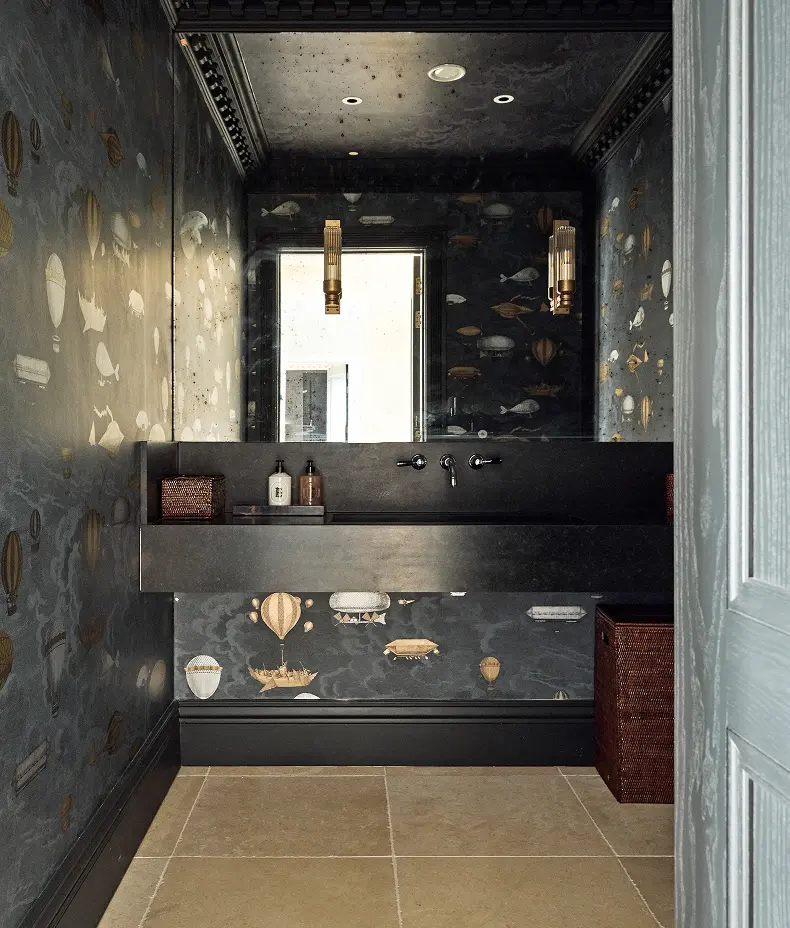 Tora Blue Honed Limestone Slab