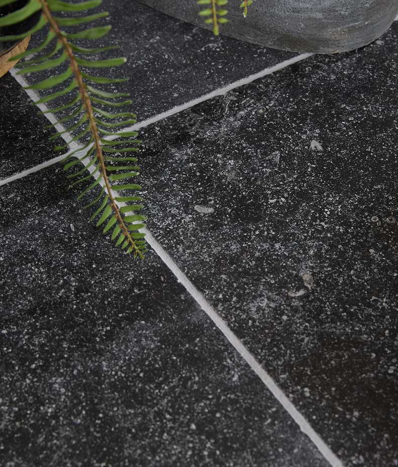 Tora Blue Limestone Tumbled Finish