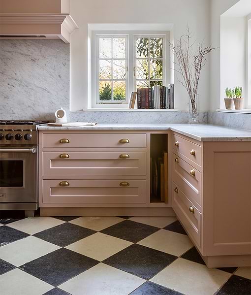 Tora Blue Limestone Tumbled Finish