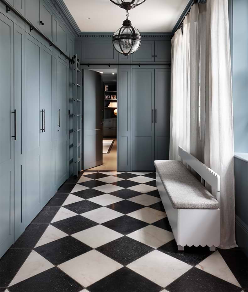 Tora Blue Limestone Tumbled Finish