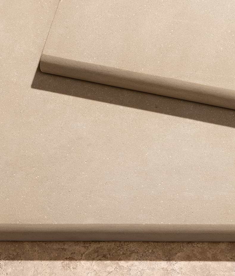 Trafalgar Sandstone Etched Bullnosed Coping