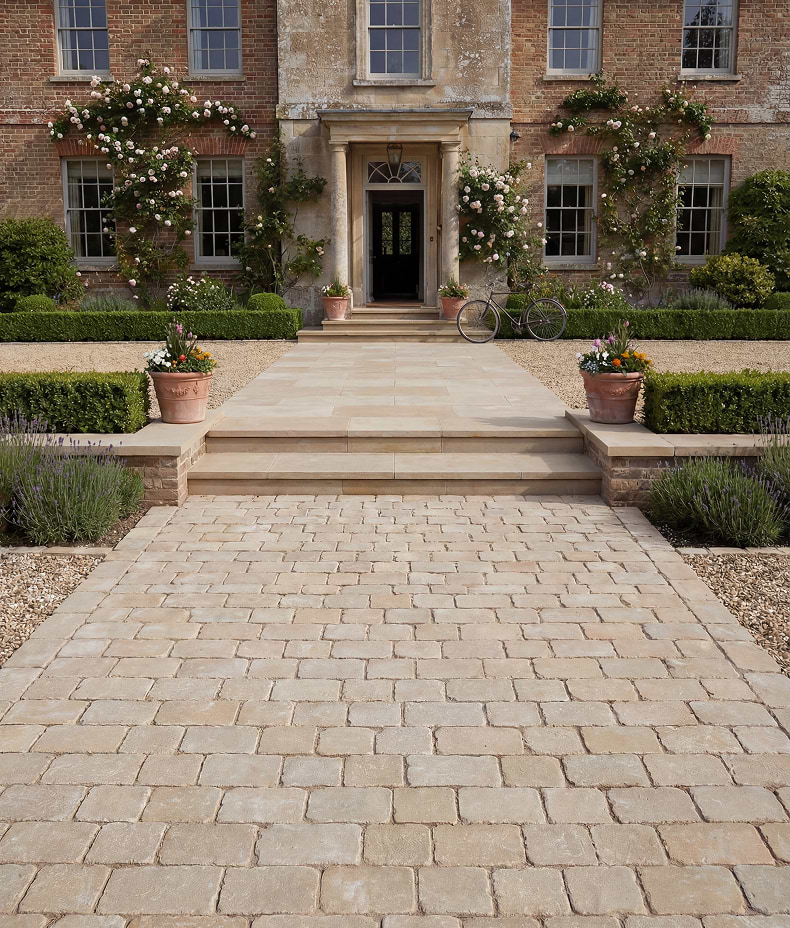 Trafalgar Sandstone Tumbled Cobbles